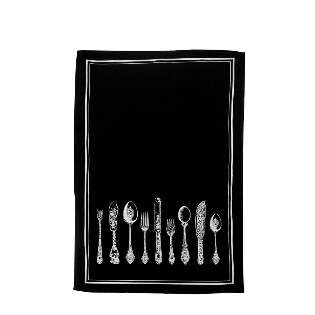 Stow Green Vintage Silverware Tea Towel
