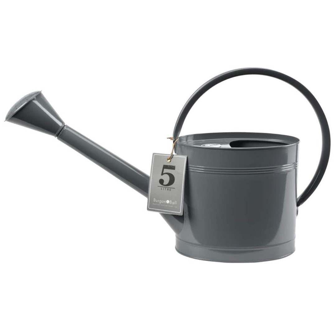 Burgon & Ball 5L Waterfall Watering Can - Slate