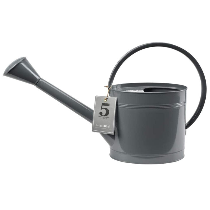 Burgon & Ball 5L Waterfall Watering Can - Slate