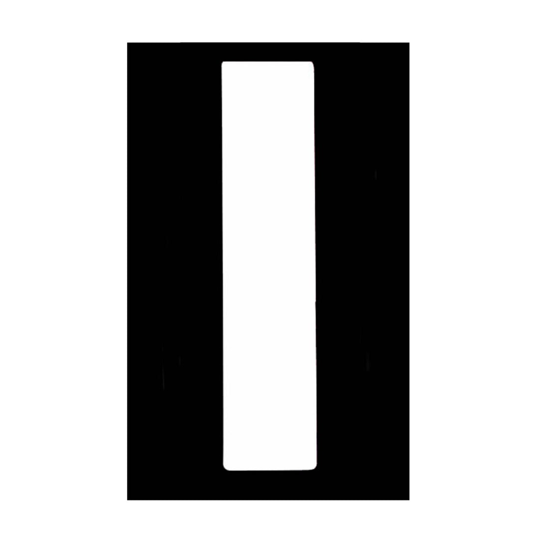 Wheelie Bin/Recycling Box Number Sticker Label - White