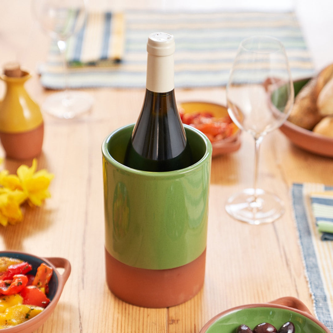Dexam Sintra Terracotta Wine Cooler - Green