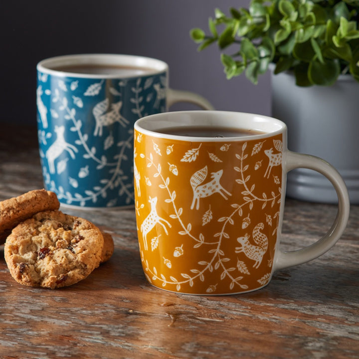 Price & Kensington Woodland Mustard Mug