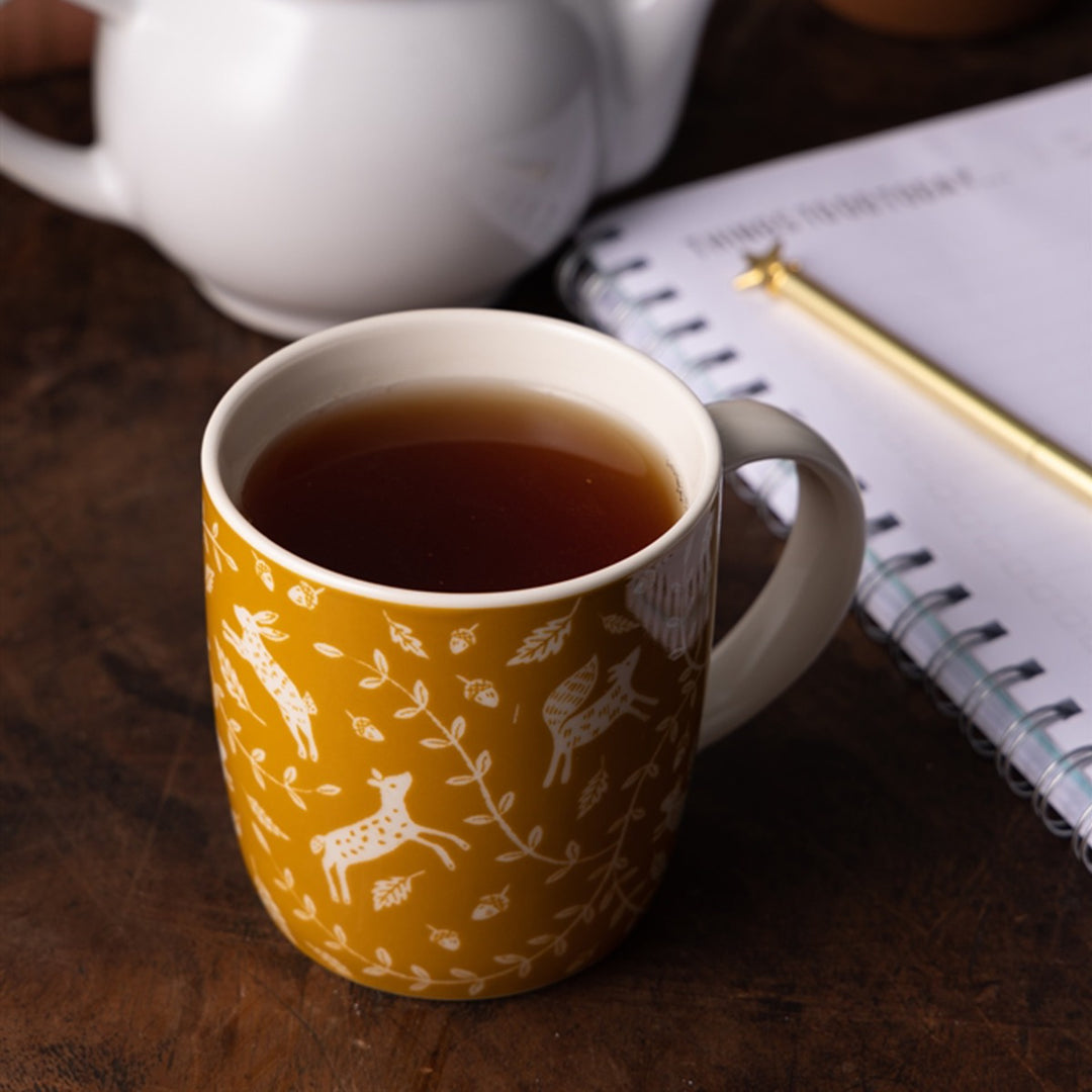 Price & Kensington Woodland Mustard Mug