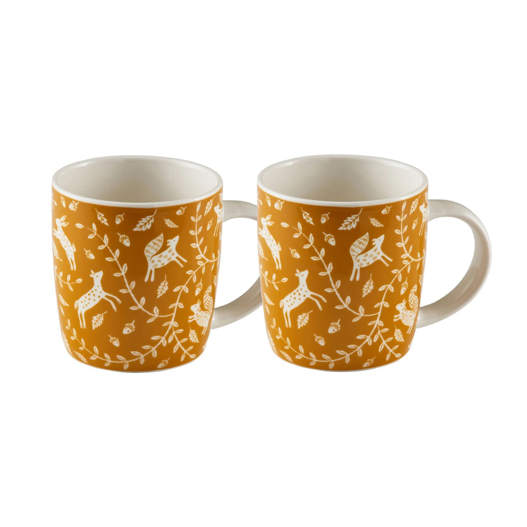 Price & Kensington Woodland Mustard Mug