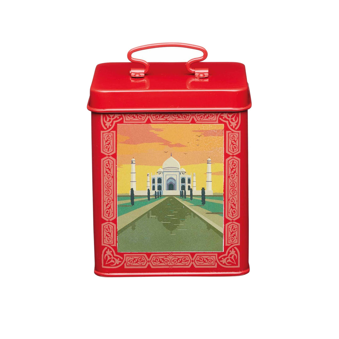 World of Flavours Printed Storage Tin - Red