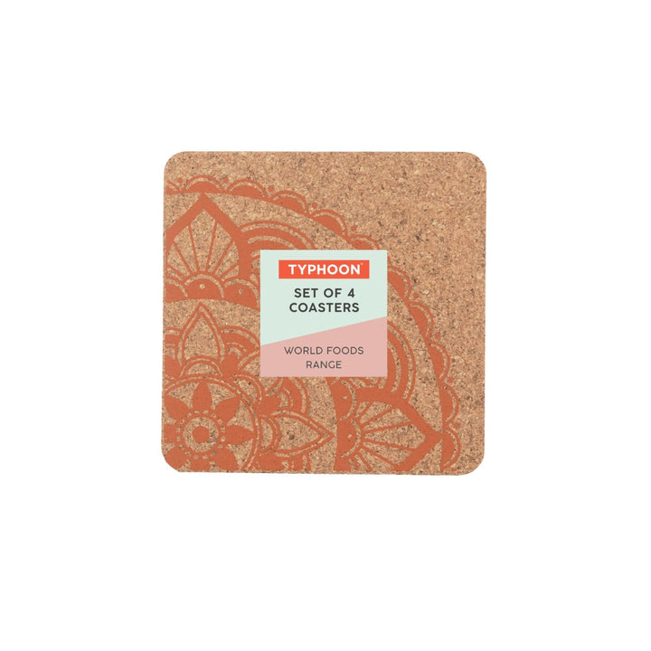 Typhoon World Foods Cork Coasters