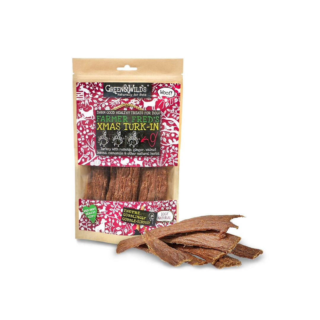Green & Wilds Eco Dog Chews - Xmas Turk-in