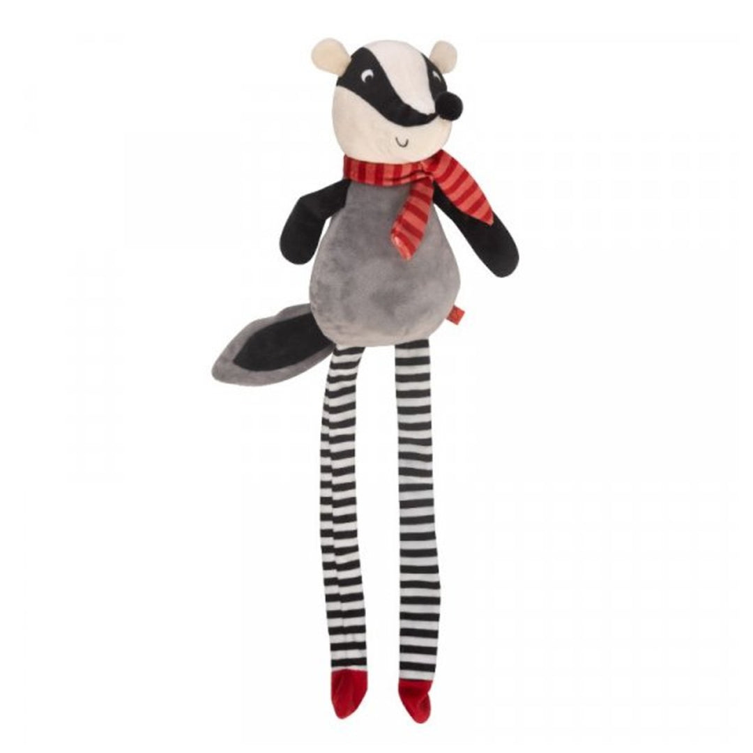 Smart Garden Dog Toy - Crinkle-Squeak Badger