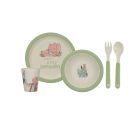 Dinnerware set made from bamboo, with BFG illustrations, suitable for young children