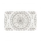 Boho Medallion Taupe Pet Placemat