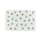 Tempered glass cutting board with watercolour bee print