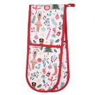 Dexam Nutcracker Recycled Cotton Double Oven Gloves