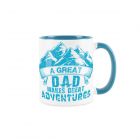 blue mountain design fathers day mug