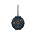 non stick teflon frying pan with metal handle