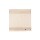 Natural coloured 100% linen napkin set with button detail