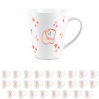 Purely Home Small Latte Peeping Cat Letter Mug 