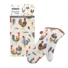 Eddingtons Rooster -  Tea Towel & Single Oven Glove Set