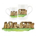 Purely Home Bone China Stonehenge Mug By Rhiannon Chauncey