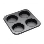 MasterClass Non-Stick Loose Base Fluted Mini Tartlet Pan