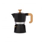 La Cafetiére Black Venice Espresso Maker - 3 Cup