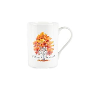 Purely Home Bone China Autumnal Tree - Fall Colours