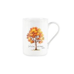 Purely Home Bone China Autumnal Tree - Changing Leaves