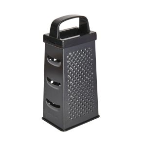 KitchenCraft Stainless Steel Black Box Grater