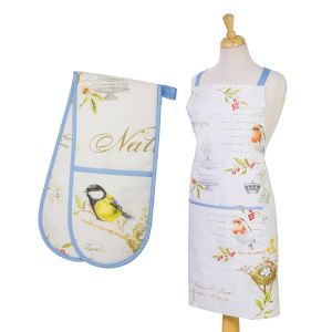 Eddingtons Songbird - Apron & Double Oven Glove Set