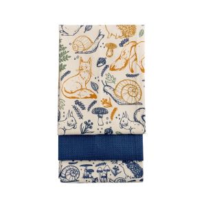 Price & Kensington Woodland Tea Towels - Set of 3